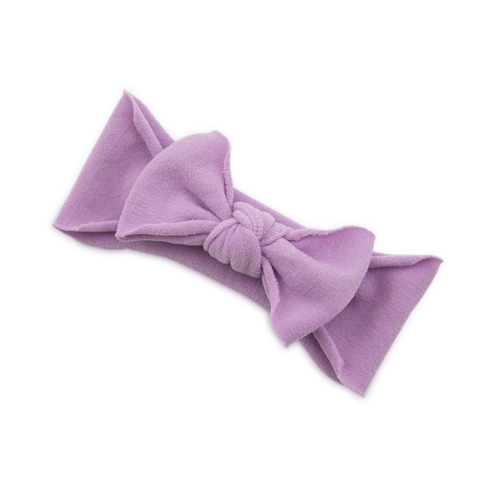 Baby Hair Accessories - Solid Color Knotted Headband