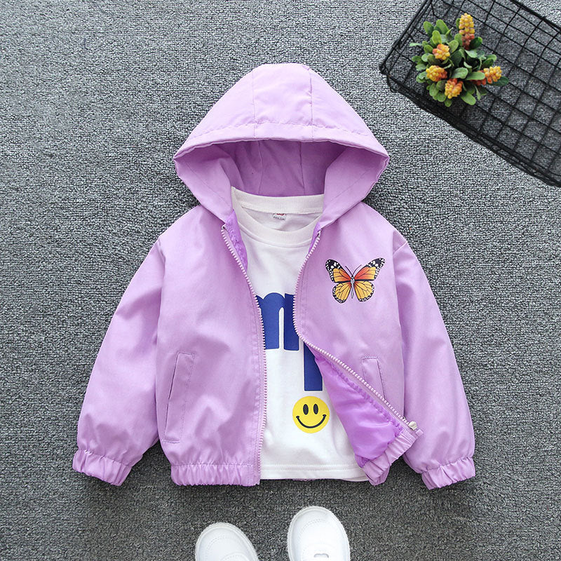 Girls' Fashionable Hoodie - Easy Matching Coat