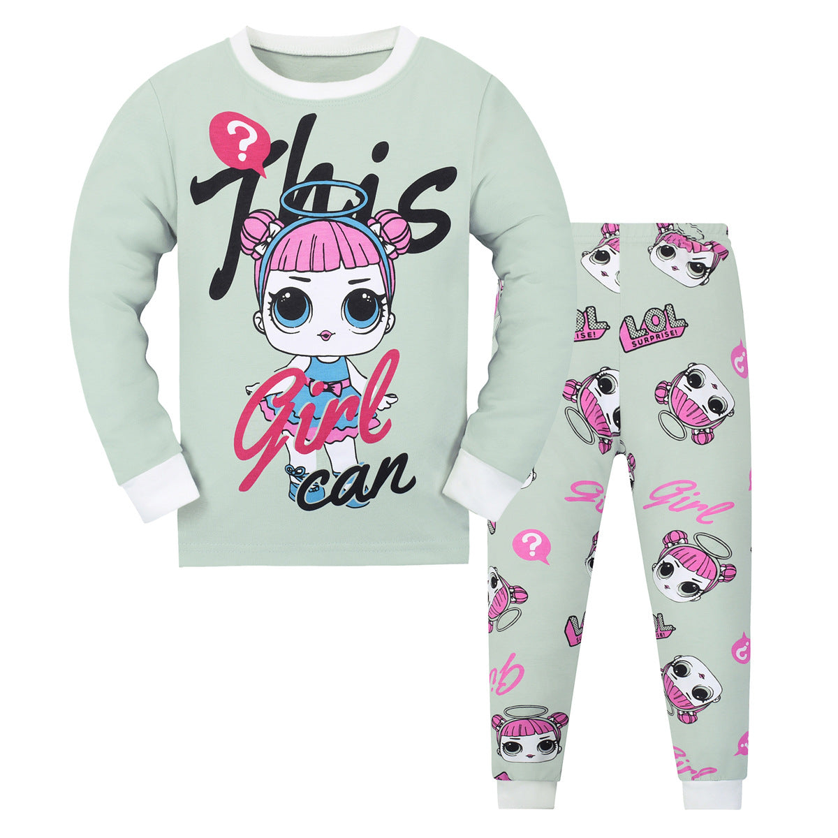 Boys & Girls Long Sleeve Pajama Set - Homewear Sleepwear