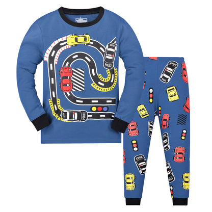 Boys & Girls Long Sleeve Pajama Set - Homewear Sleepwear