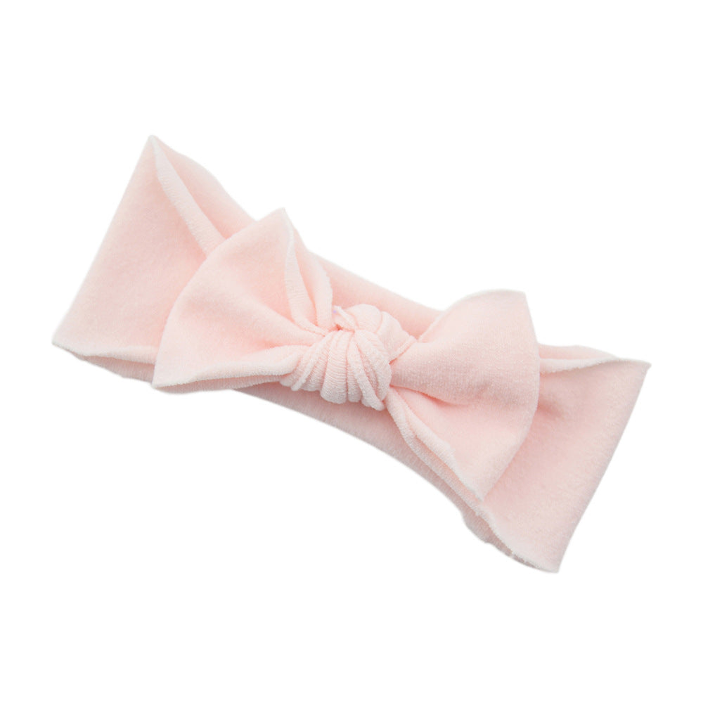 Baby Hair Accessories - Solid Color Knotted Headband