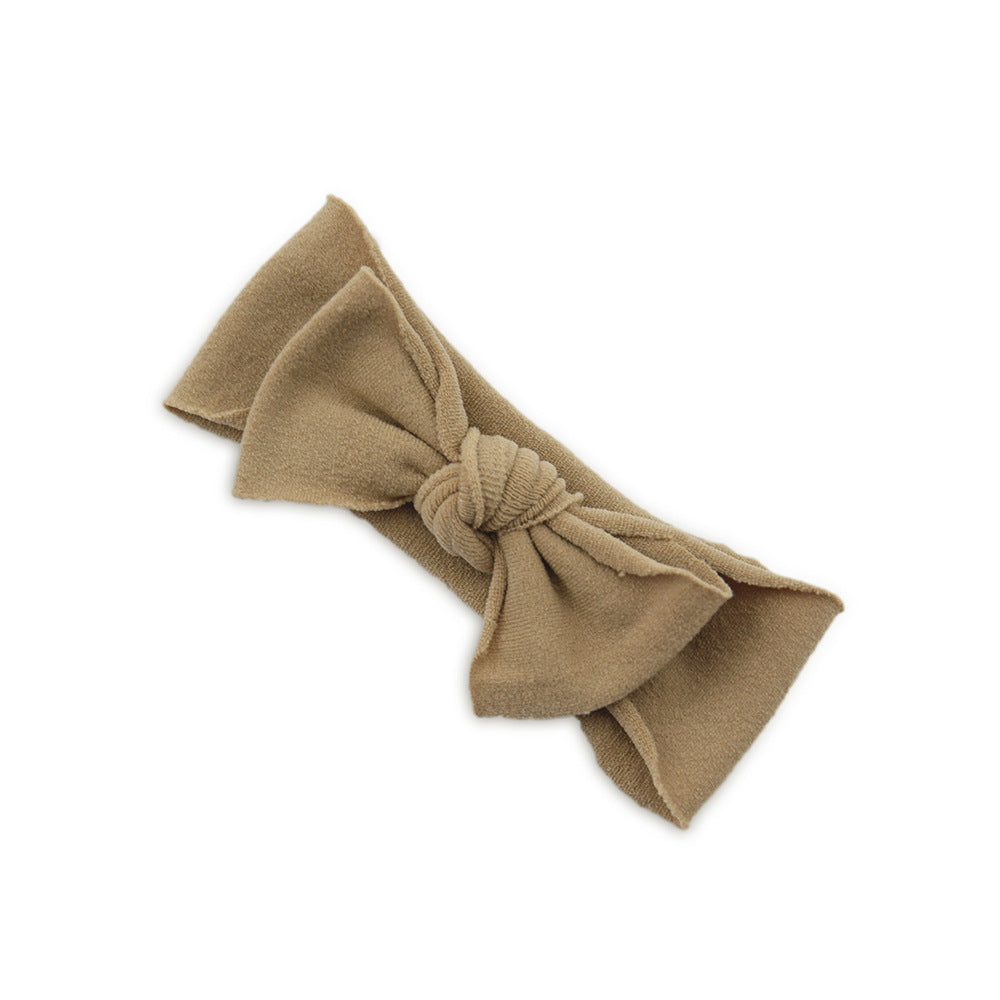 Baby Hair Accessories - Solid Color Knotted Headband