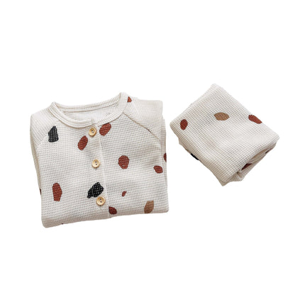 Children's Printed Home Pajama Set - Cozy Sleepwear