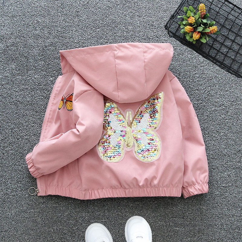 Girls' Fashionable Hoodie - Easy Matching Coat