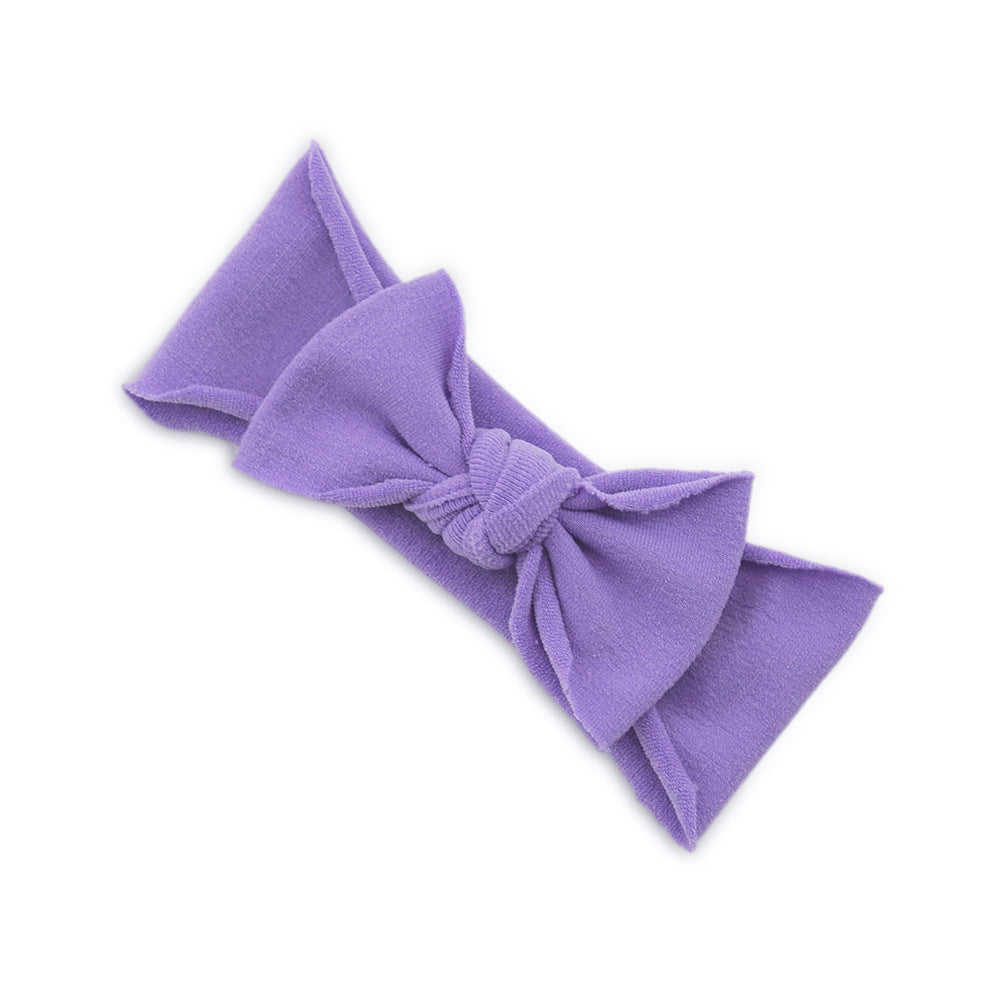Baby Hair Accessories - Solid Color Knotted Headband