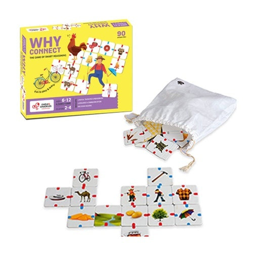 Game Set Puzzel Set For Kids Why Connect Educational Game Of Picture Connection