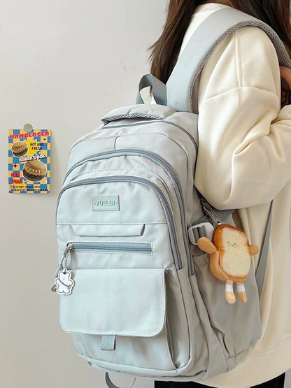 Large Capacity Simple Backpack - Stylish Casual Bag