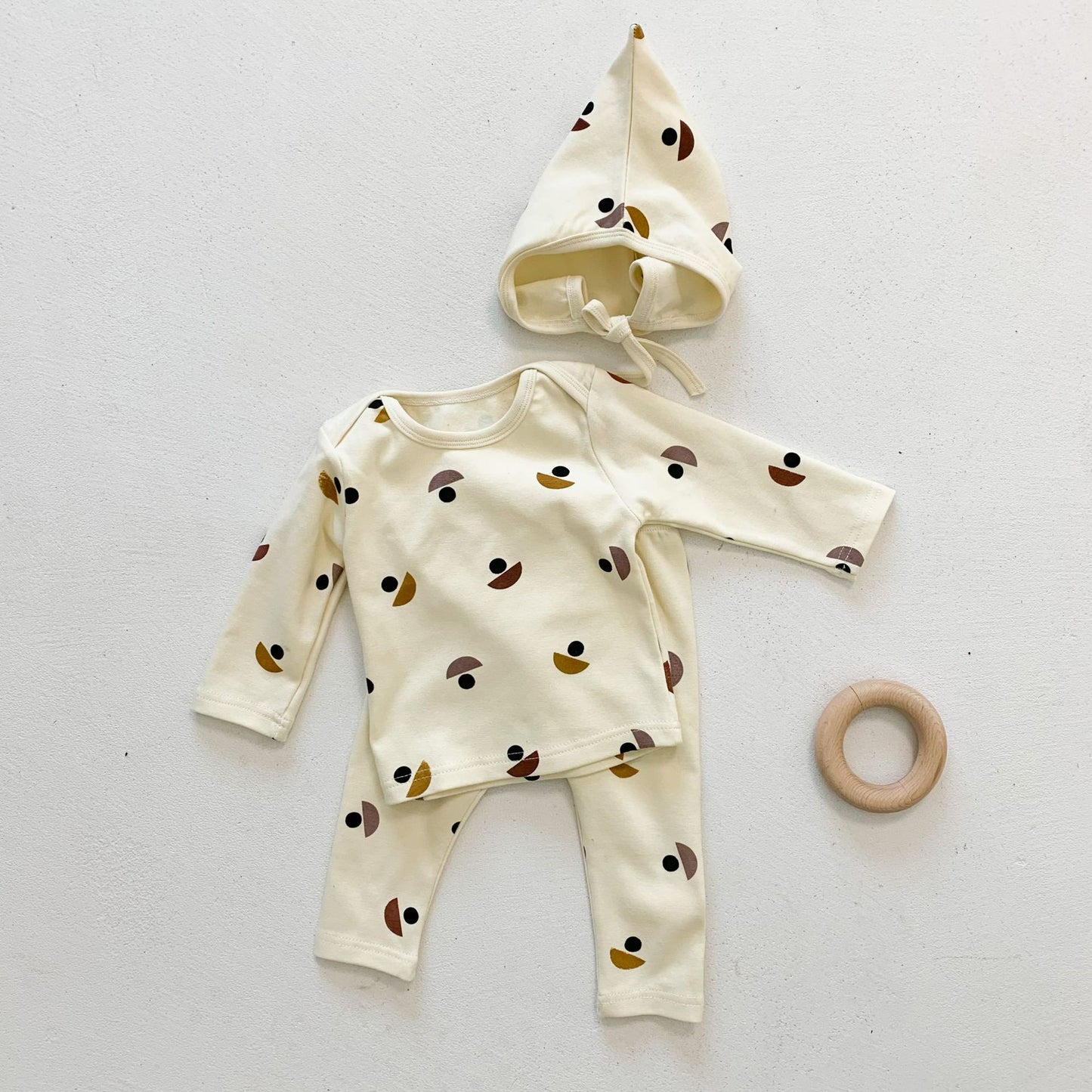 Midnight Moon Pajama Set with Bonnet