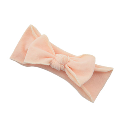 Baby Hair Accessories - Solid Color Knotted Headband