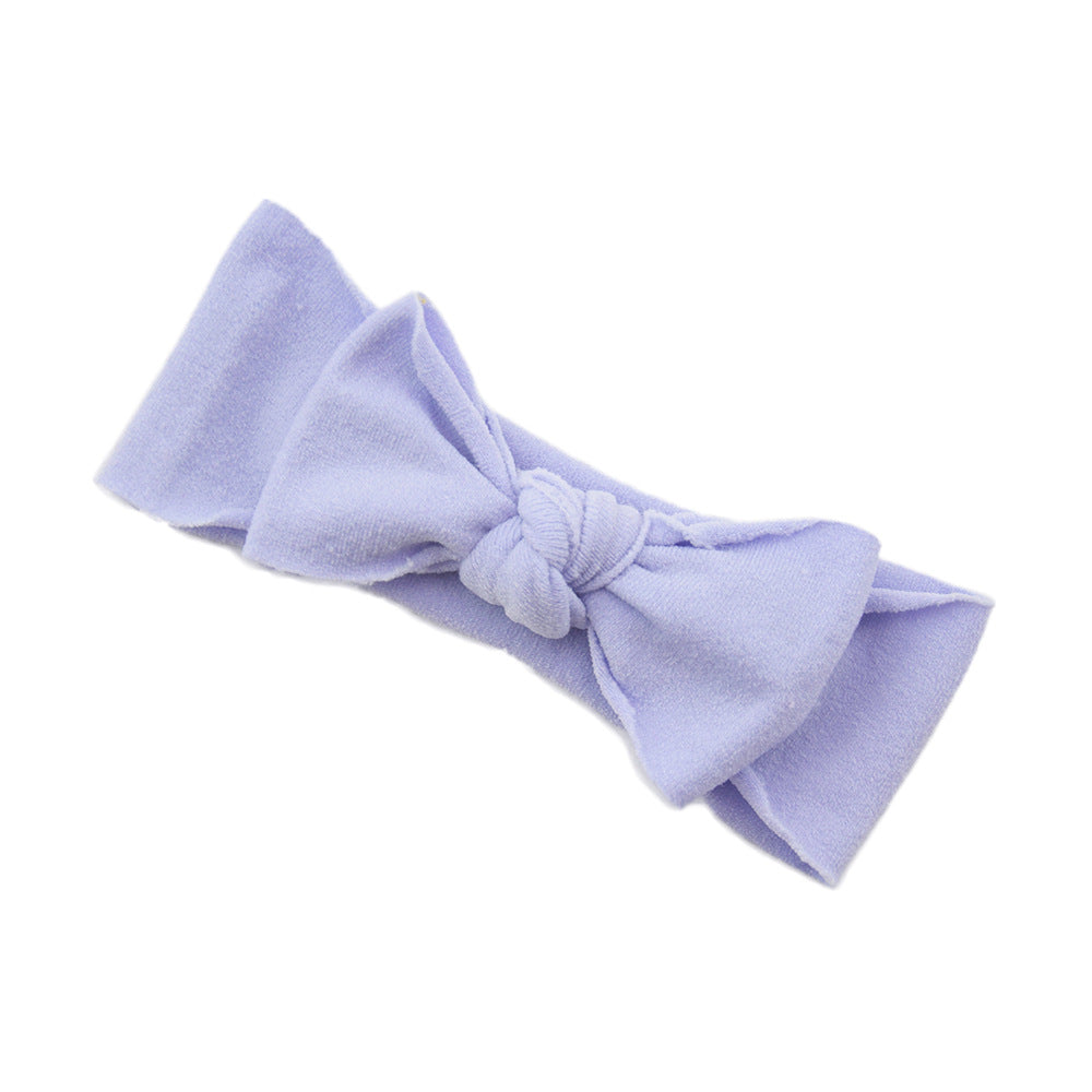 Baby Hair Accessories - Solid Color Knotted Headband