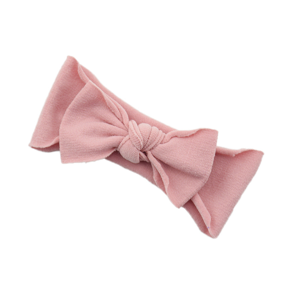 Baby Hair Accessories - Solid Color Knotted Headband