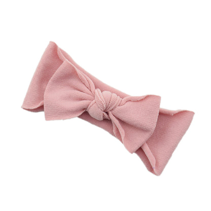 Baby Hair Accessories - Solid Color Knotted Headband