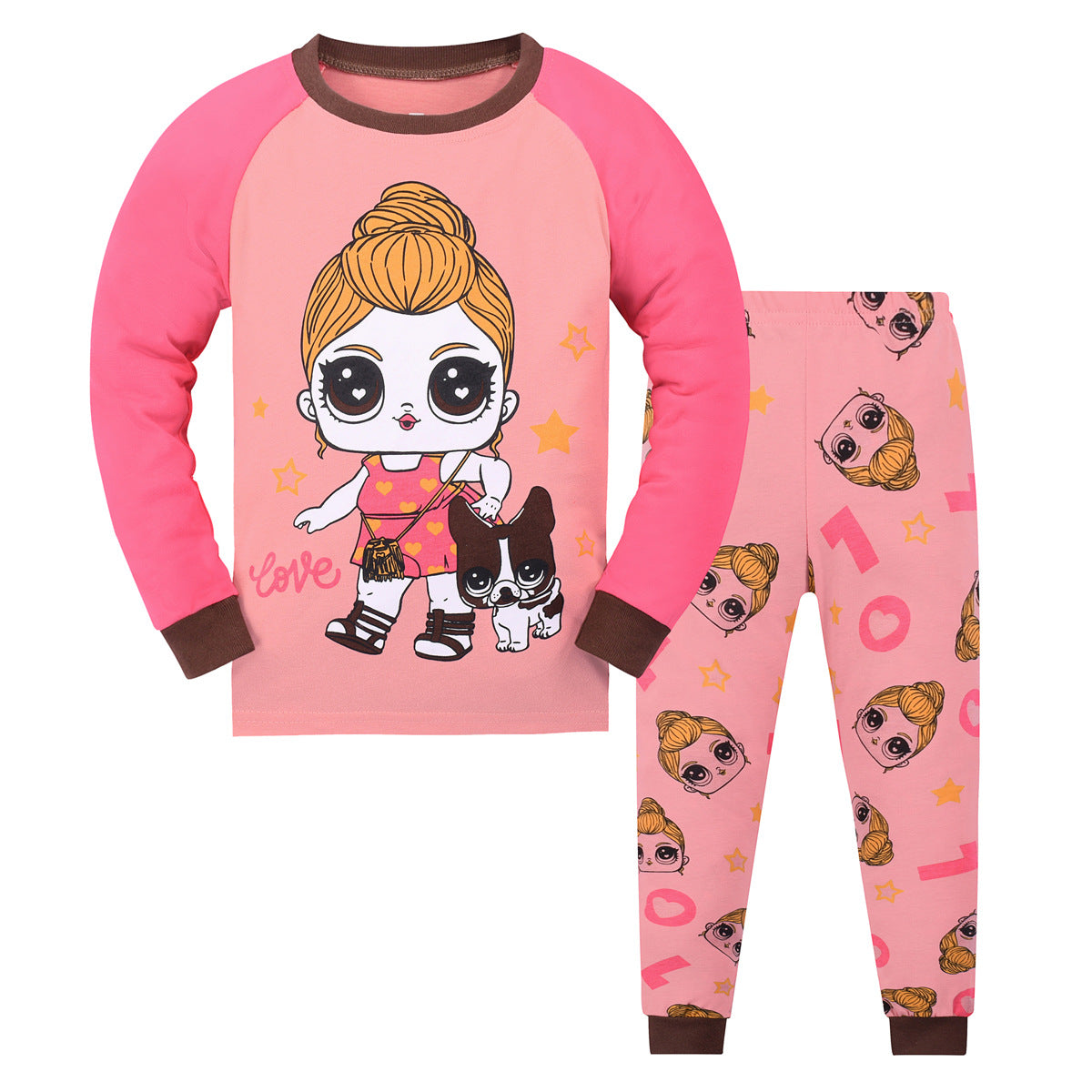 Boys & Girls Long Sleeve Pajama Set - Homewear Sleepwear