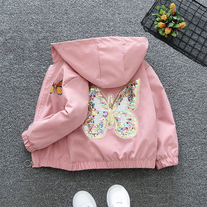 Girls' Fashionable Hoodie - Easy Matching Coat