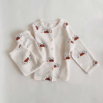 Children's Printed Home Pajama Set - Cozy Sleepwear