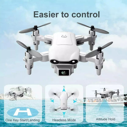 Mini Drone for Kids & Adults with 720P HD Camera - Foldable RC Quadcopter