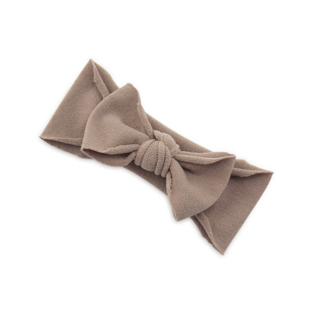 Baby Hair Accessories - Solid Color Knotted Headband