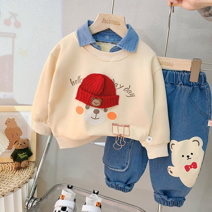 Baby Boy Split Suit - Two-Piece Outfit Set